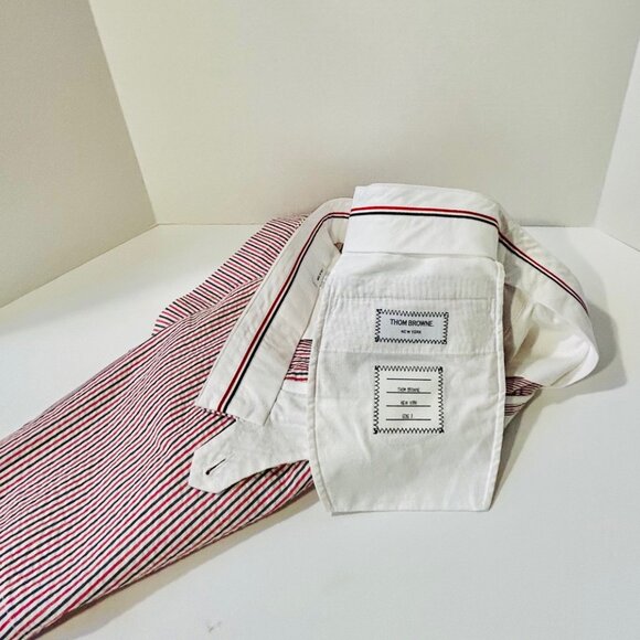 Thom Browne Striped Bermuda Shorts - Picture 5 of 13